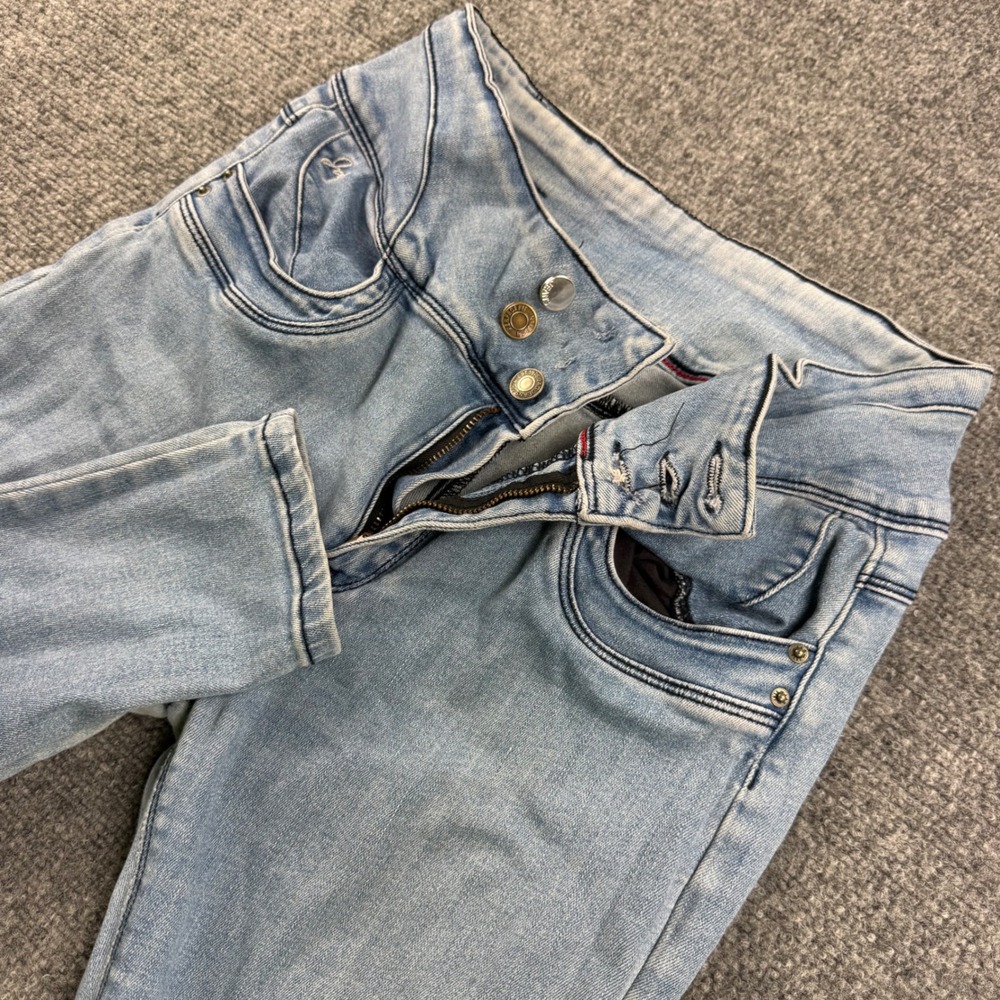 Jag Jeans Skinny Jeans 33 Light Blue High Rise Denim Womens
